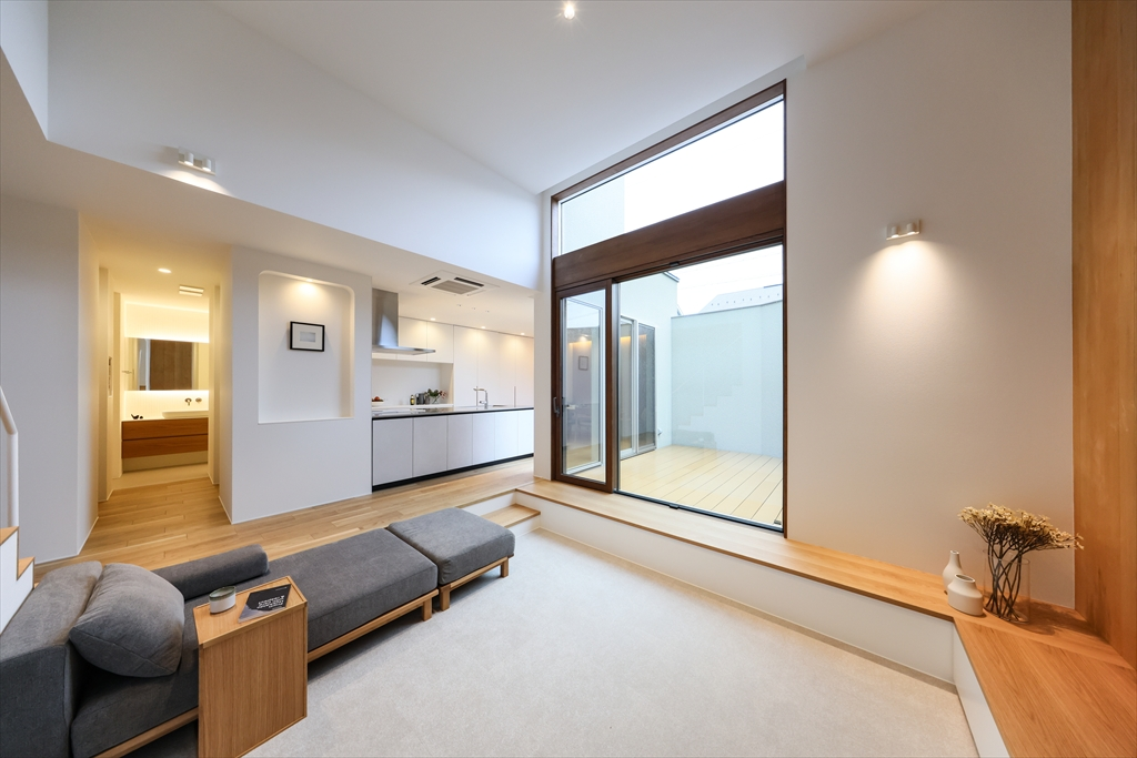 開放感のあるリビング