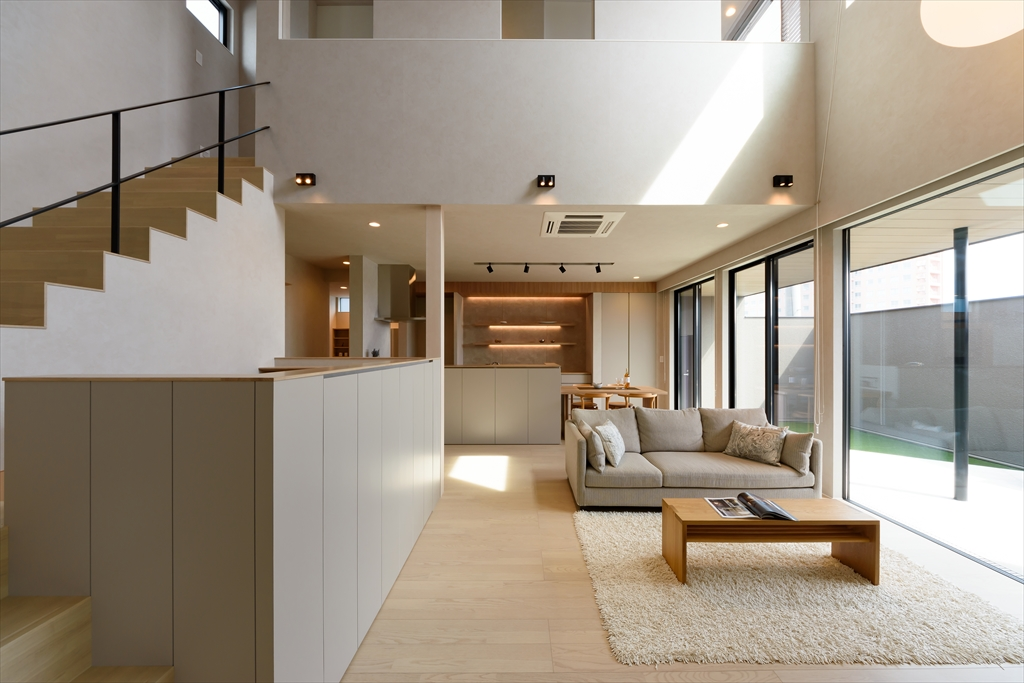 ナチュラルとシンプルがミックスされたモデルハウス