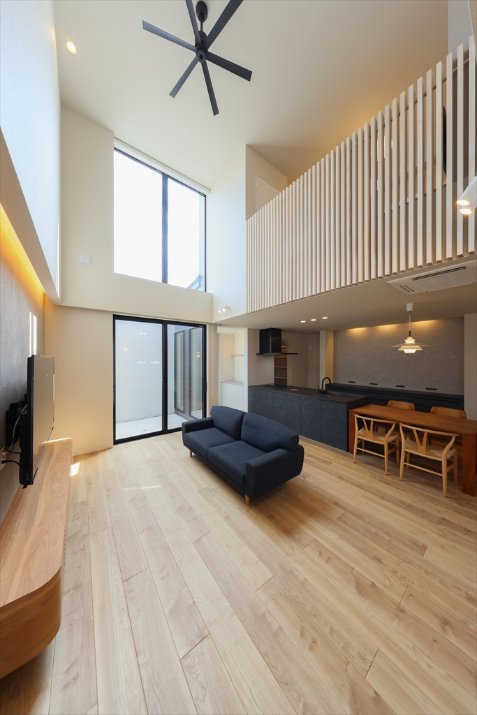 開放感のあるリビング