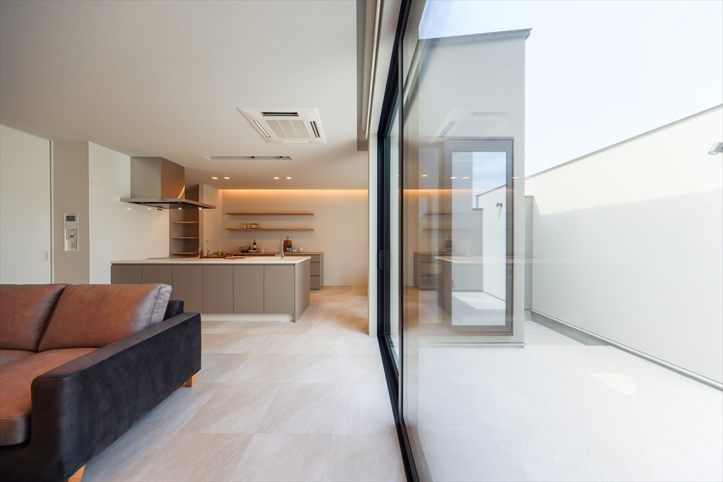 開放的な暮らしを叶える、インナーテラス